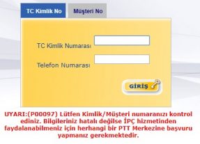 ptt ipç şifresi alma öğrenme