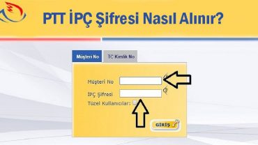 ptt ipç şifresi alma