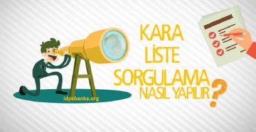 banka kara liste sorgulama nasıl yapılır