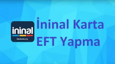 ininal karta eft yapma