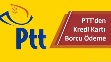 PTT'den kredi kartı borcu ödeme