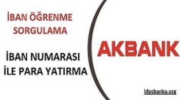 Akbank iban öğrenme