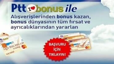 Ptt bonus kredi kartı başvuru