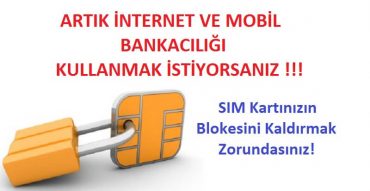 sim kart bloke kaldırma Ziraat Bankası