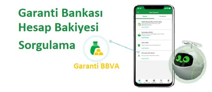 Garanti Bankası hesap bakiyesi sorgulama