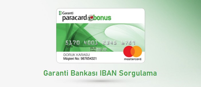 Garanti Bankası iban sorgulama