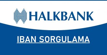 Halkbank iban sorgulama