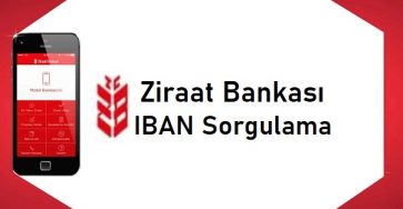 Ziraat Bankası iban numarası sorgulama